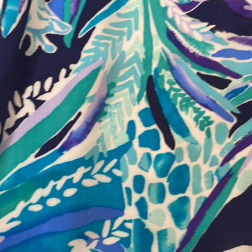 Lilly Pulitzer Nevie Dress Alotta Colada Print Size M NWOT - Picture 8 of 12